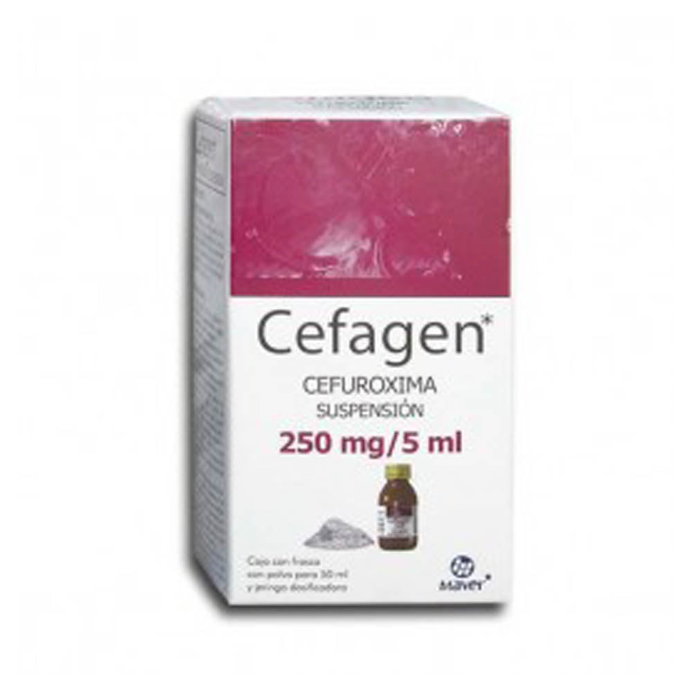 CEFAGEN (CEFUROXIMA) 250 MG SUSPENSION /5/50 ML