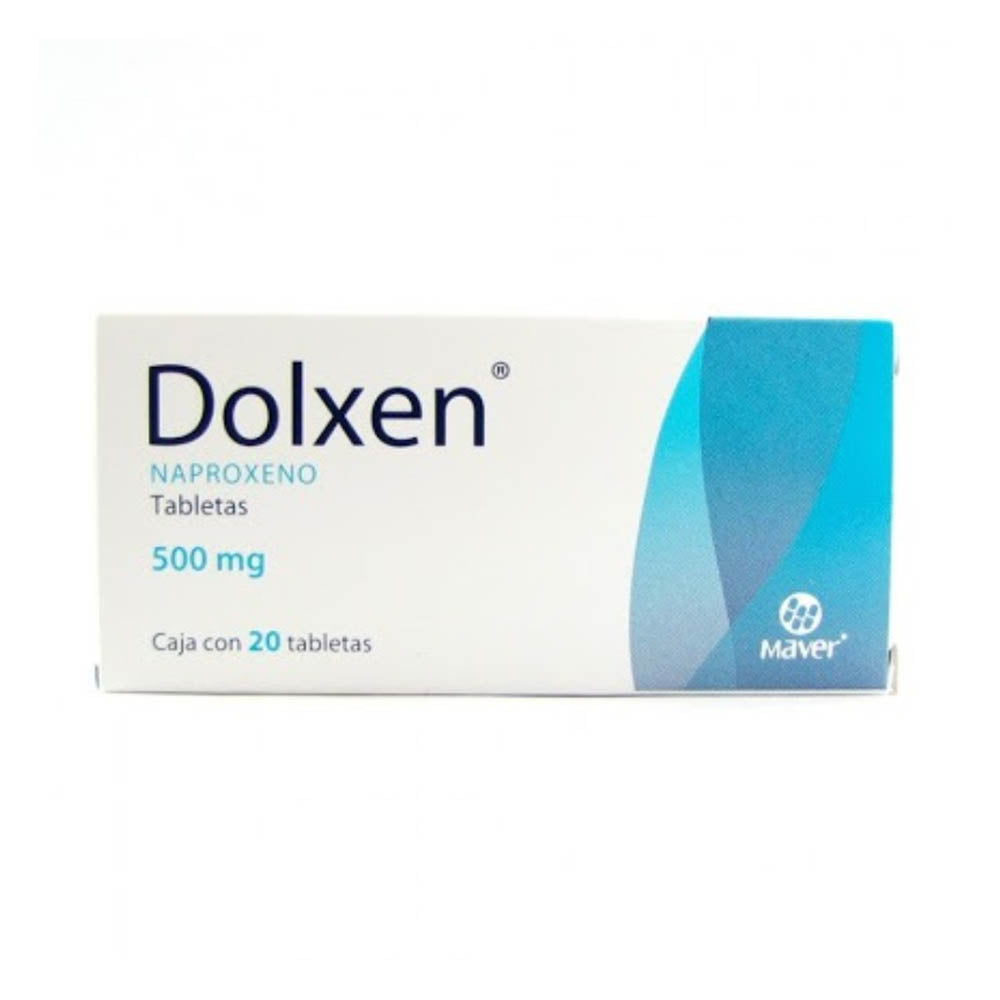 DOLXEN (NAPROXENO) 500 MG CON 10 TABLETAS