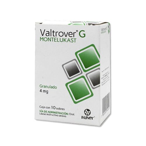 Valtrover Granulado (Montelukast) 4 Mg Con 10 Sobres