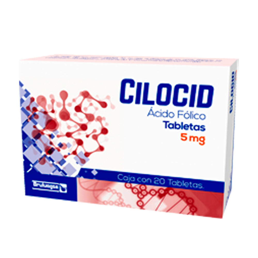 Cilocid (Acido Folico) 5 Mg Con Tabletas