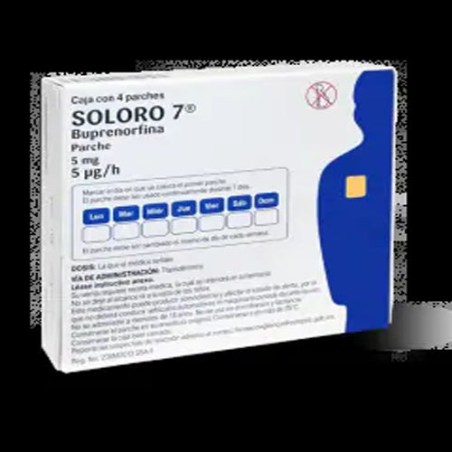 SOLORO 7 5 MG CON 4 PARCHES