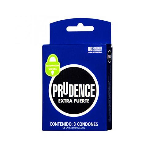 Preservativo Prudence Extra Fuerte Con 3 Piezas 