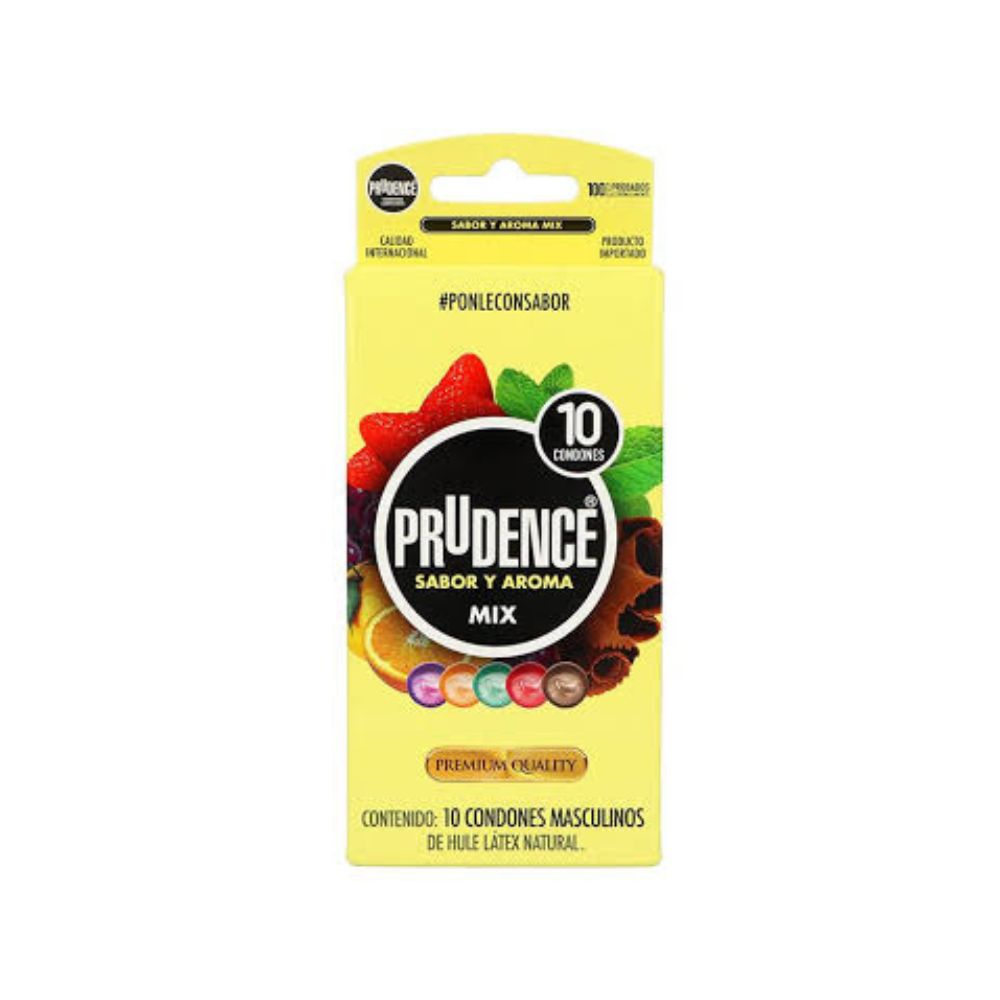 Preservativos Prudence Aroma Surtido Con 10 Pzas