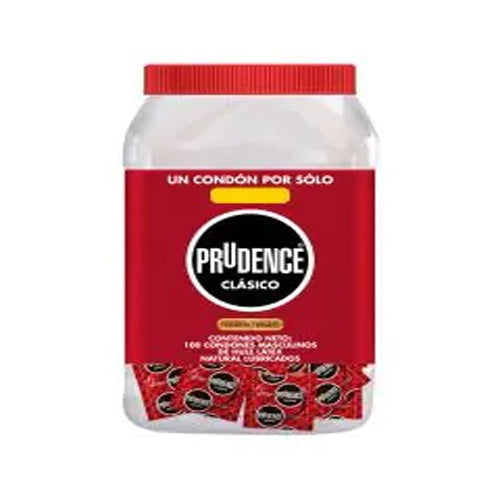 Preservativo Prudence Clasico Vitrolero C/100