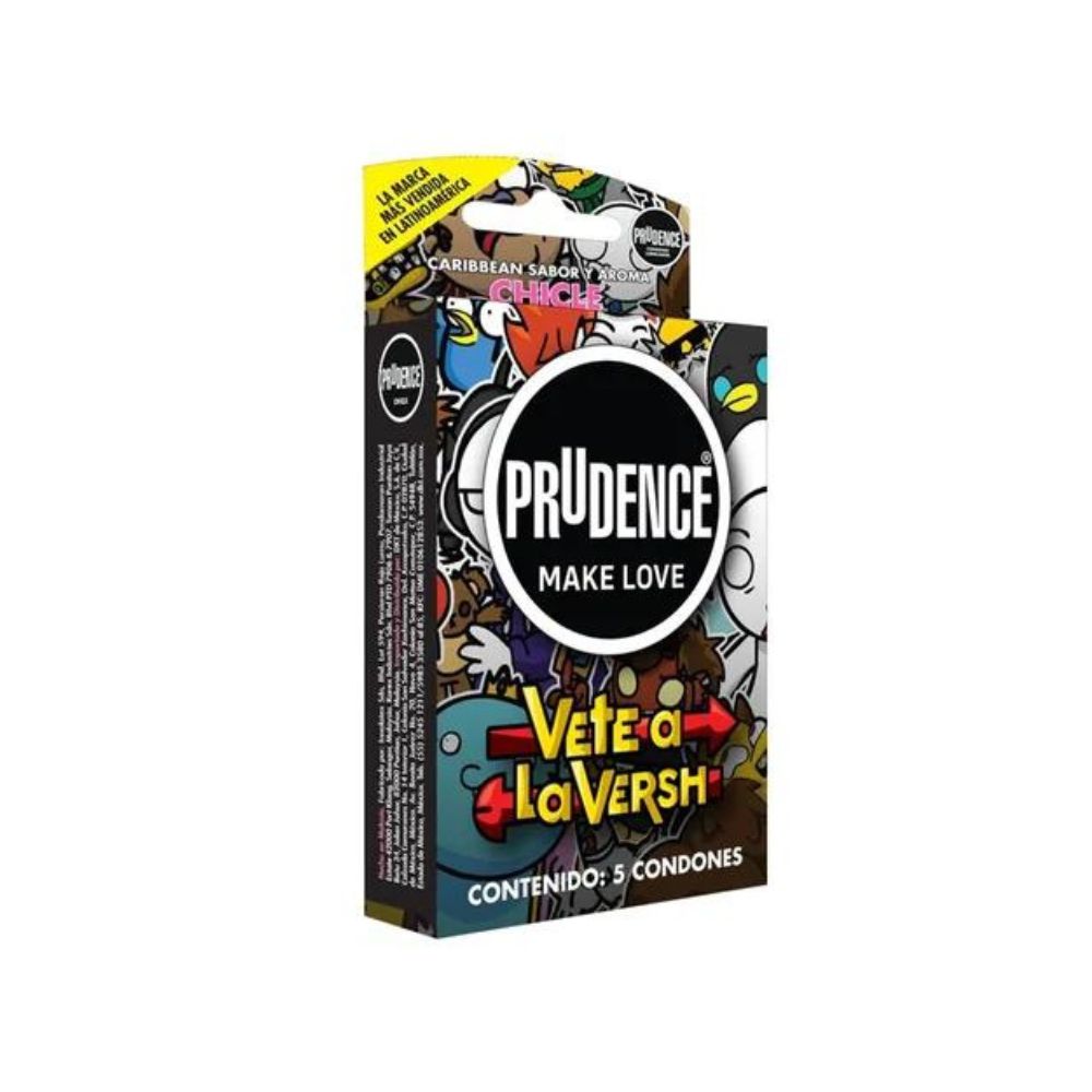 Preservativo Prudence Aroma Chicle Con 5