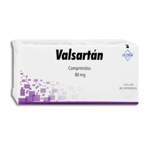 Valsartan 80 Mg 30 Comprimidos Ultra Lab