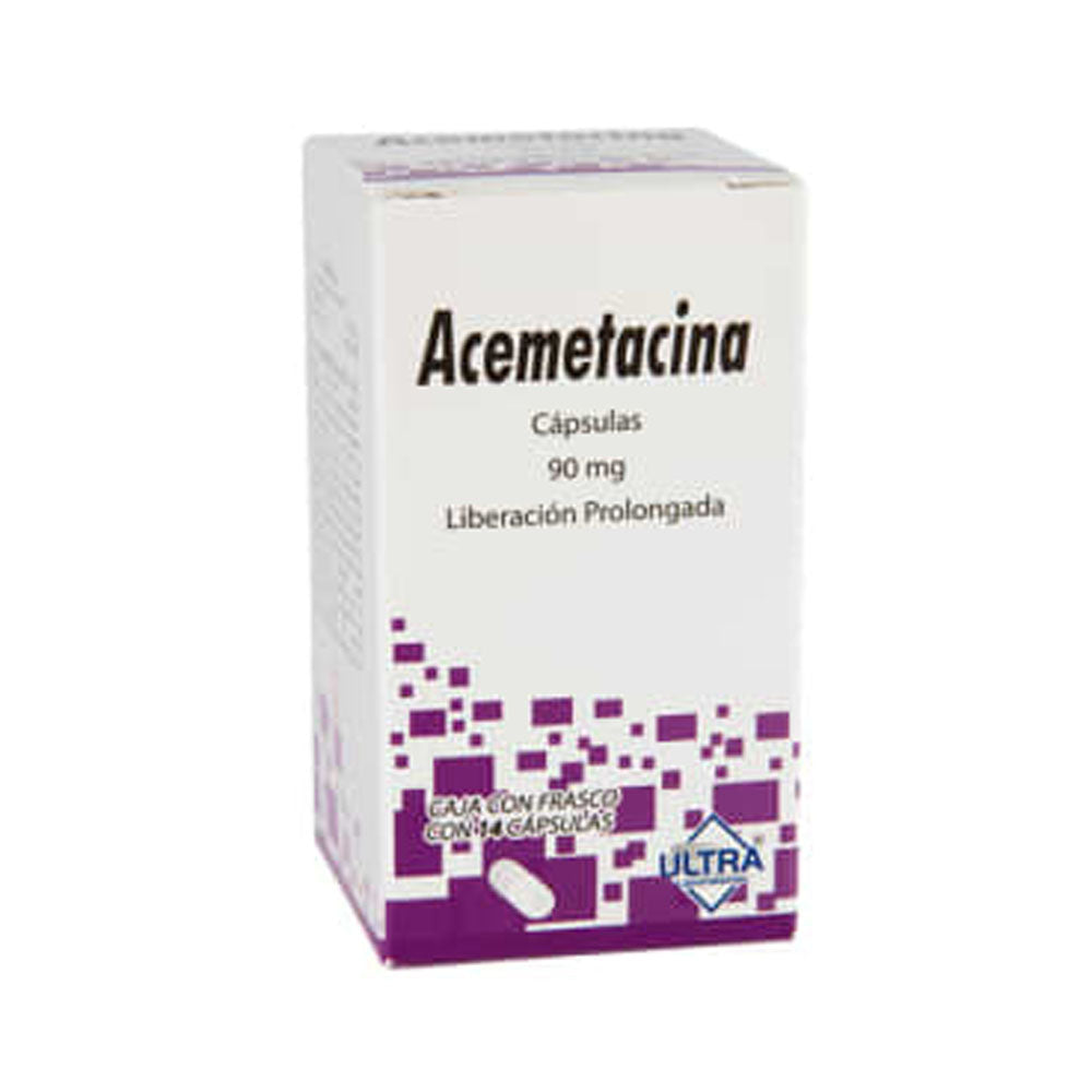 ACEMETACINA 90 MG 14 CAPSULAS ULTRA LAB