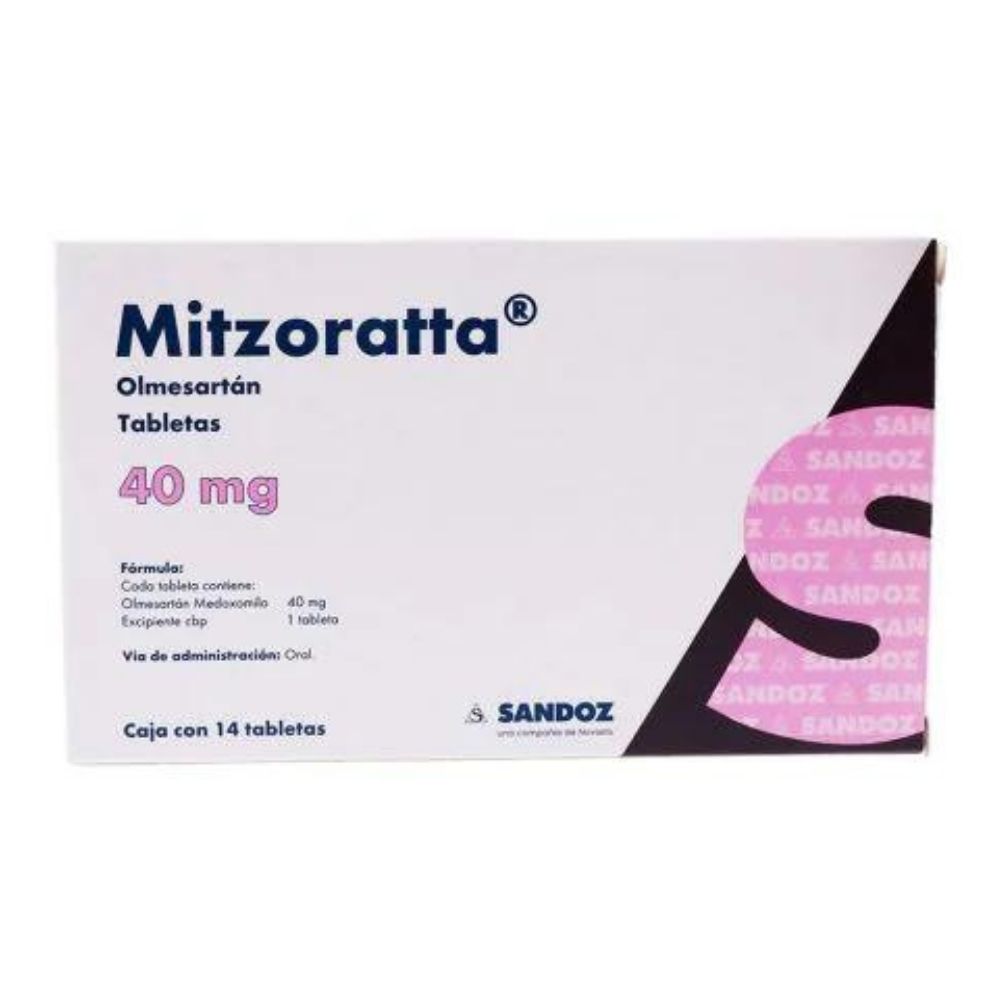 Mitzoratta 40 Mg Con 14 Tabletas