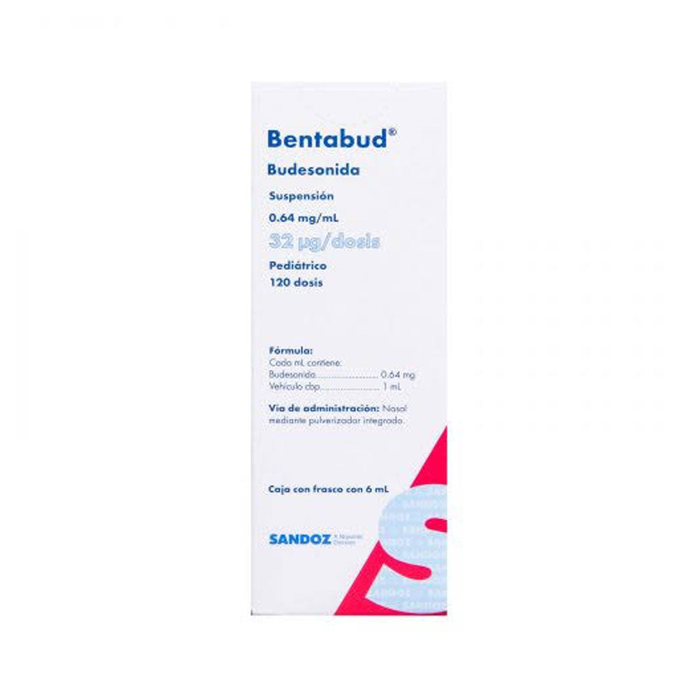 BENTABUD 0.64 MG (32 UG) SUSPENSION  6 ML 120 DOSIS