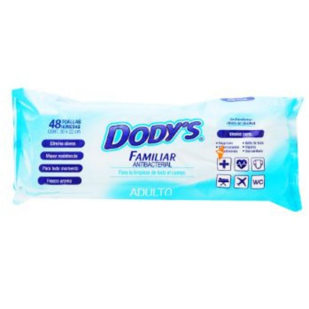 TAS HUMEDAS DODYS ADULTO 48 PZ