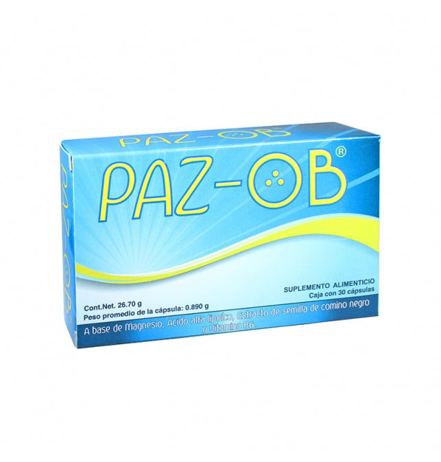 Paz-Ob Capsulas Con 30 Suplemento Alimenticio