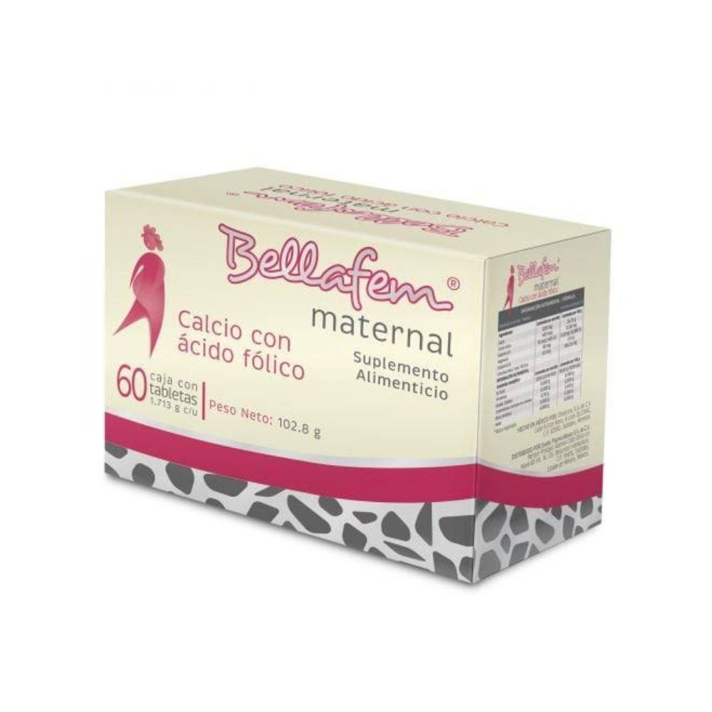 BELLAFEM MATERNAL FRASCO TABLETAS 60