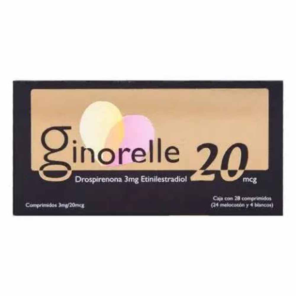 GINORELLE 20 3 MG/20 MCG COMPRIMIDOS 28