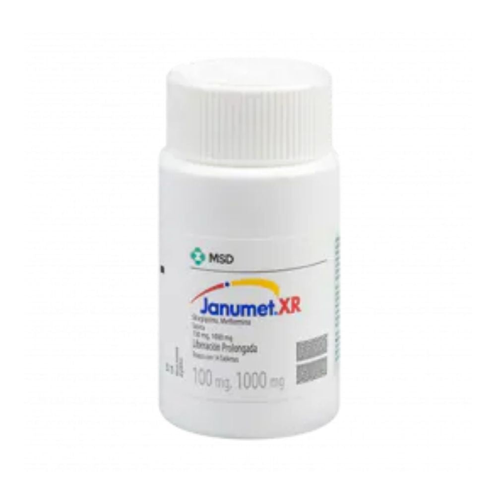 Janumet Xr 100/1000 Mg Liberacion Prolongada Con 14 Tabletas