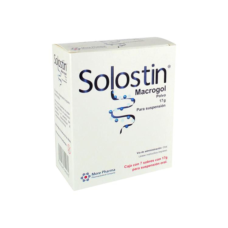 Solostin (Macrogol) Polvo Con 7 Sobres 17 Gr