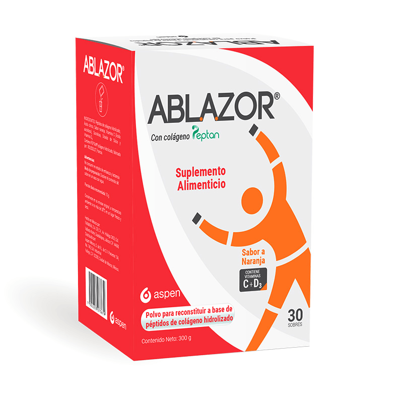 Ablazor Suplemento Alimenticio Naranja Con 30 Soluble 10 G