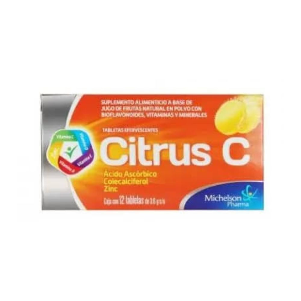 CITRUS C (ACIDO ASCORBICO) 3.6 CON 12 TAB