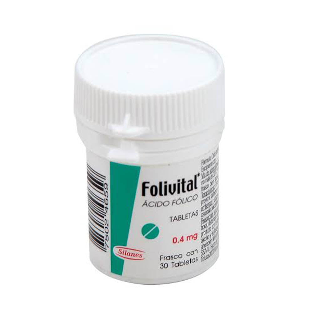 FOLIVITAL 0.4 MG TABLETAS 30 BLIST