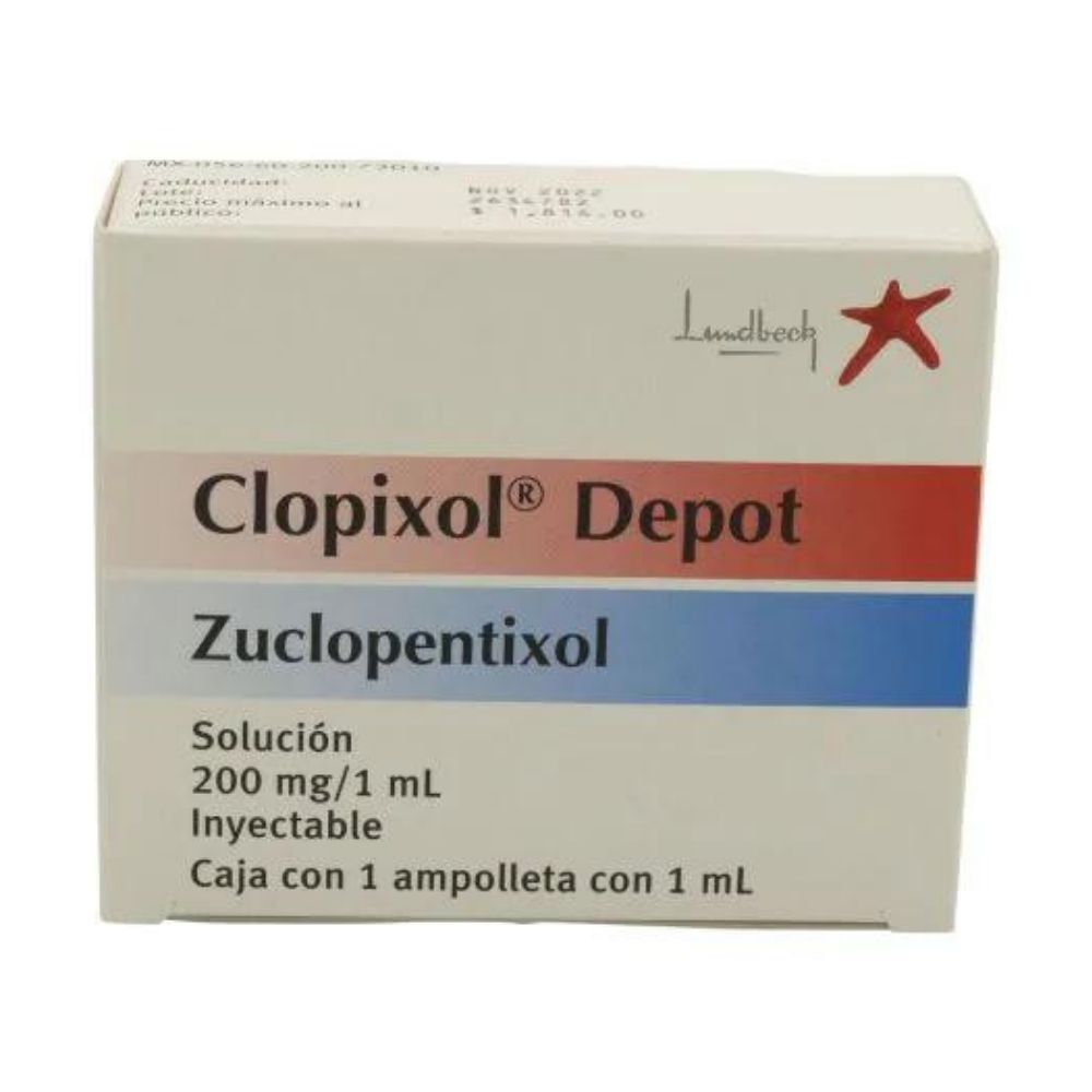 Clopixol Depot 200 Mg Frasco Ampula 1 Ml