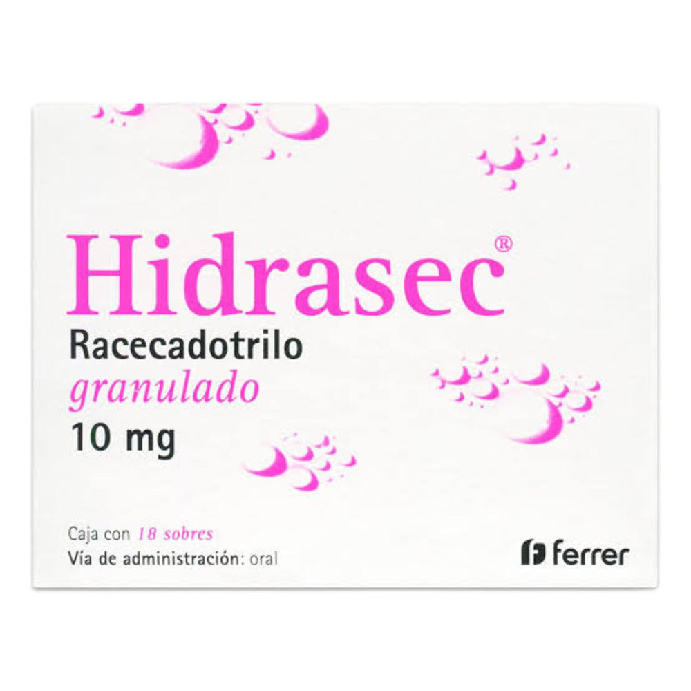 HIDRASEC 10 MG SOBRES 18