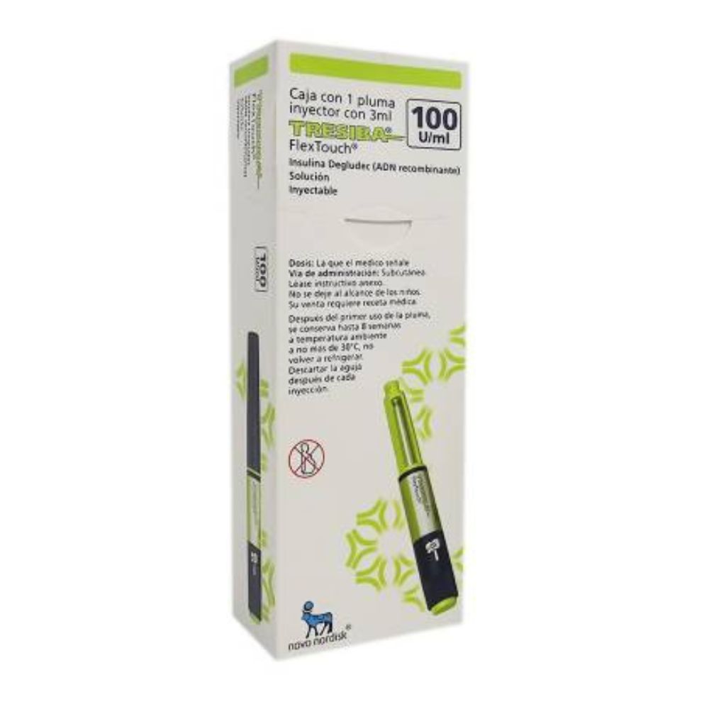 Tresiba Flex-Tou Pluma 1 X 3 Ml 100U/Ml