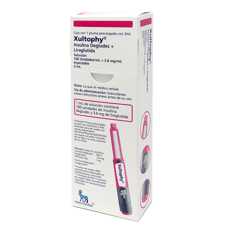 Xultophy 100U/3.6 Mg Plum Prellenada 3 Ml