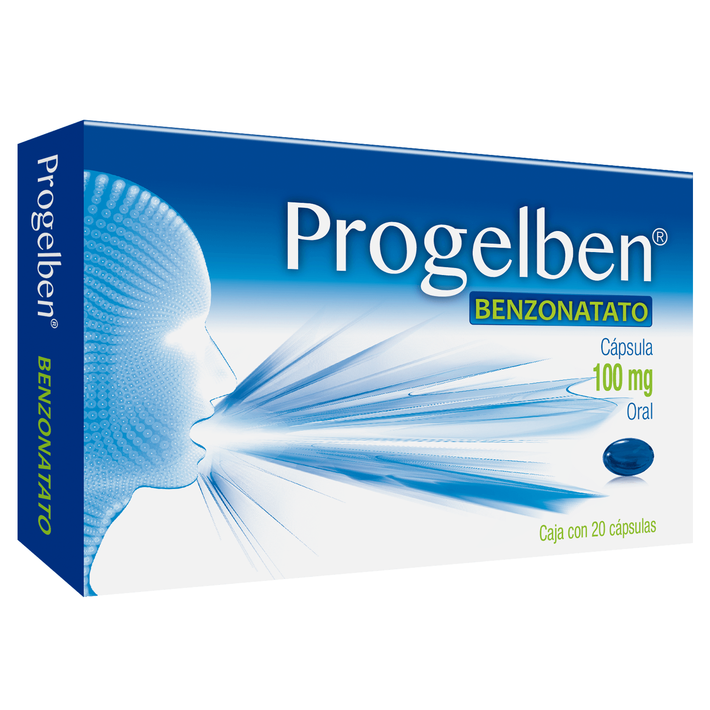 Progelben (Benzonatato) 100 Mg Con 20 Capsulas