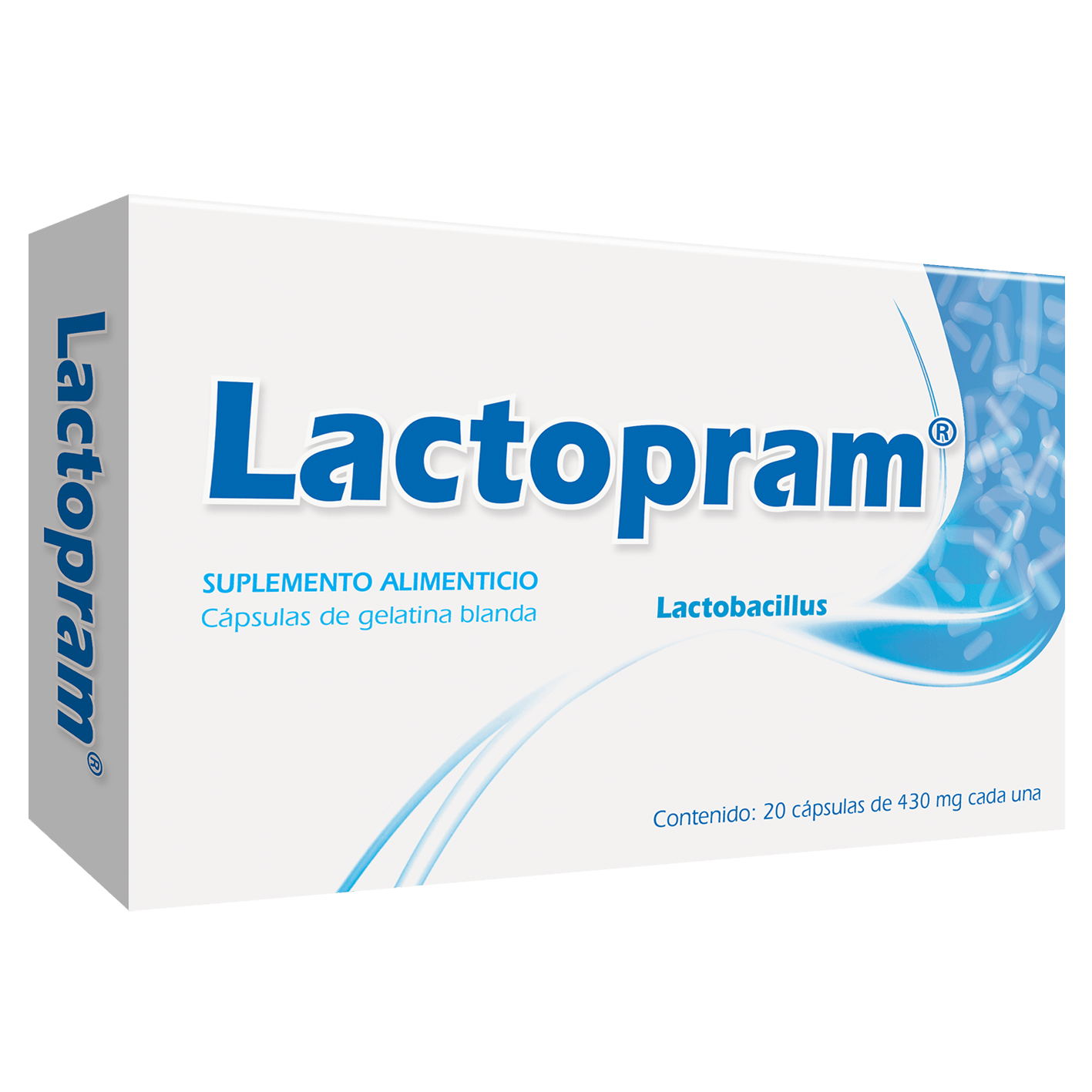 Lactopram 430 Mg S Ali Con 20 Capsulas Lgen
