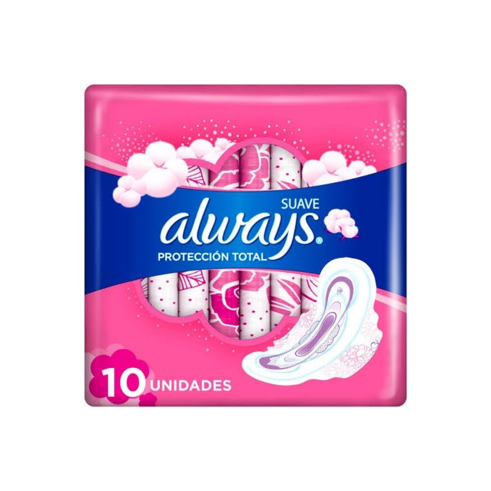 Toallas Sanitarias Always Pinkce Con Alas Con 10 Pads
