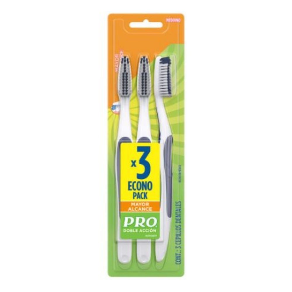 Cep Dent Pro Doble-Ac Mediano 3 Piezas