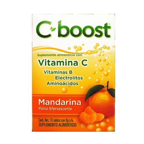 C-BOOST SUPLEMENTO ALIMENTICIO MANDA CON 10 SOBRES (VITAMINA B)