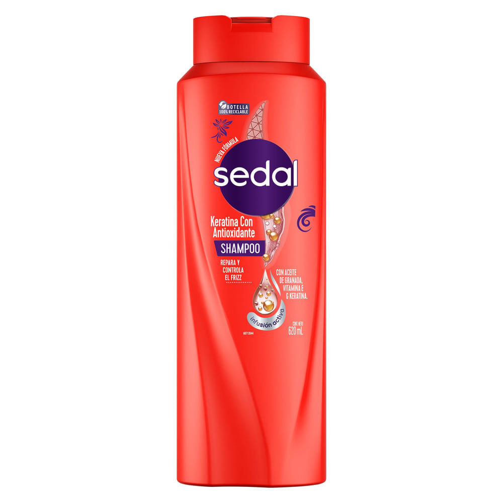 Shampoo Sedal Keratina Antioxida 620 Ml