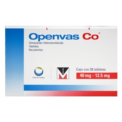 OPENVAS CO 40/12.5 MG TABLETAS 28