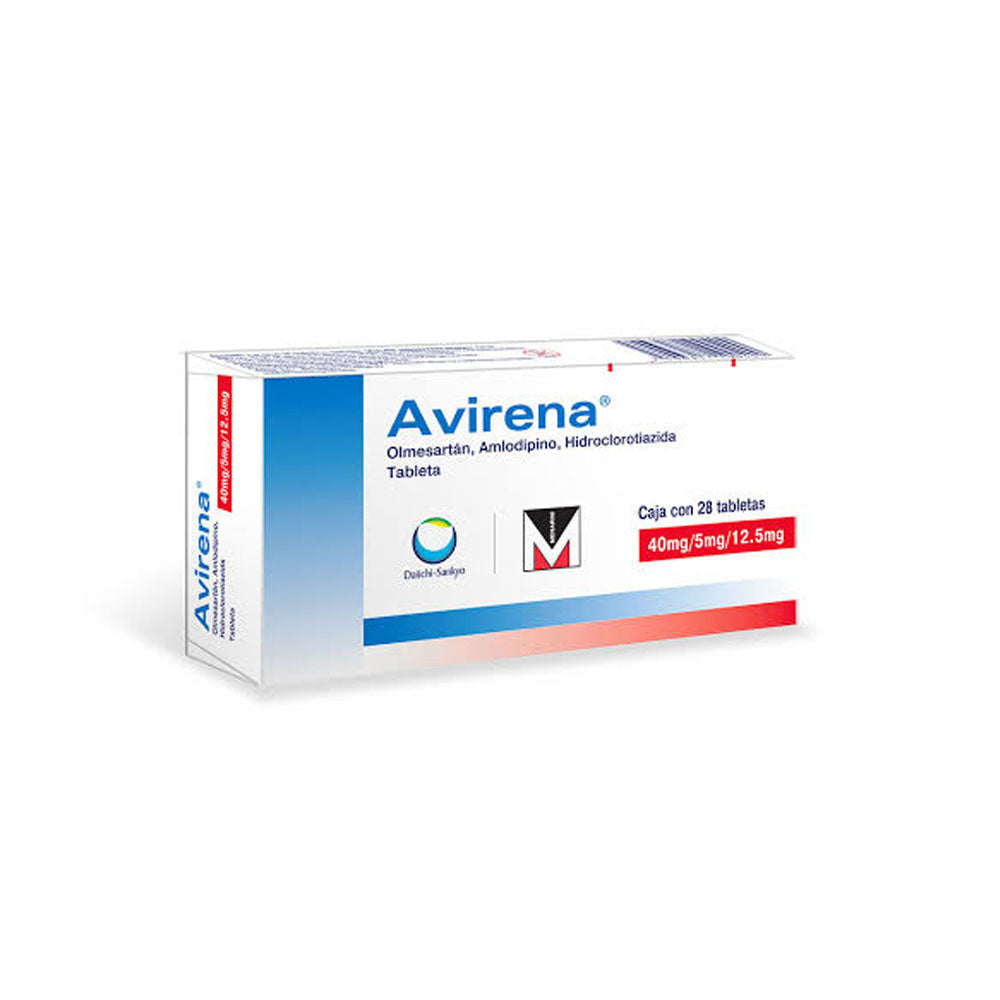 Avirena 40/ 5/ 12.5 Mg Con 14 Tabletas