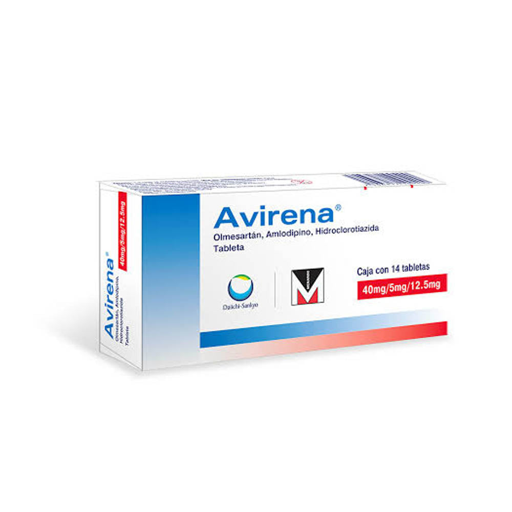 Avirena 40/ 5/ 12.5 Mg 28 Tabletas