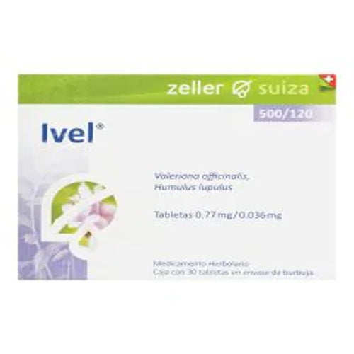 Ivel 500/120 Mg Con 30 Tabletas