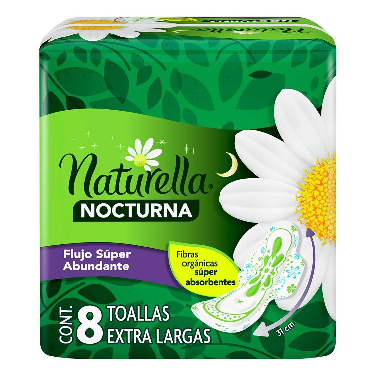 Toallas Sanitarias Natur Nocturno Con A 8Pz