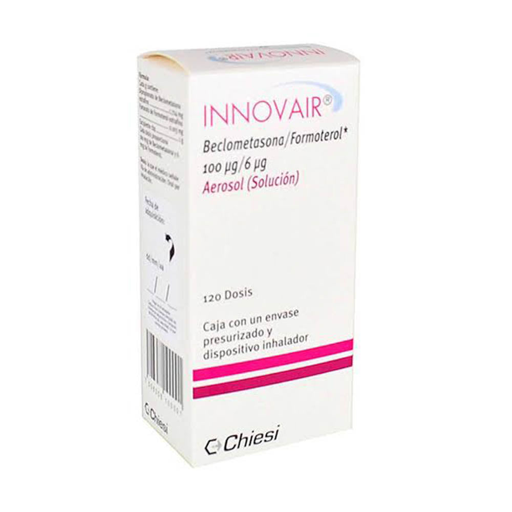 Innovair 100/6 Ug Mg Aerosol 120 Dosis Inhalador