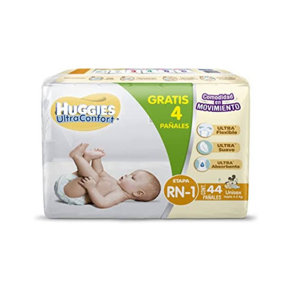 Huggies Ultra Confort Recien Nacido Etapa C/44