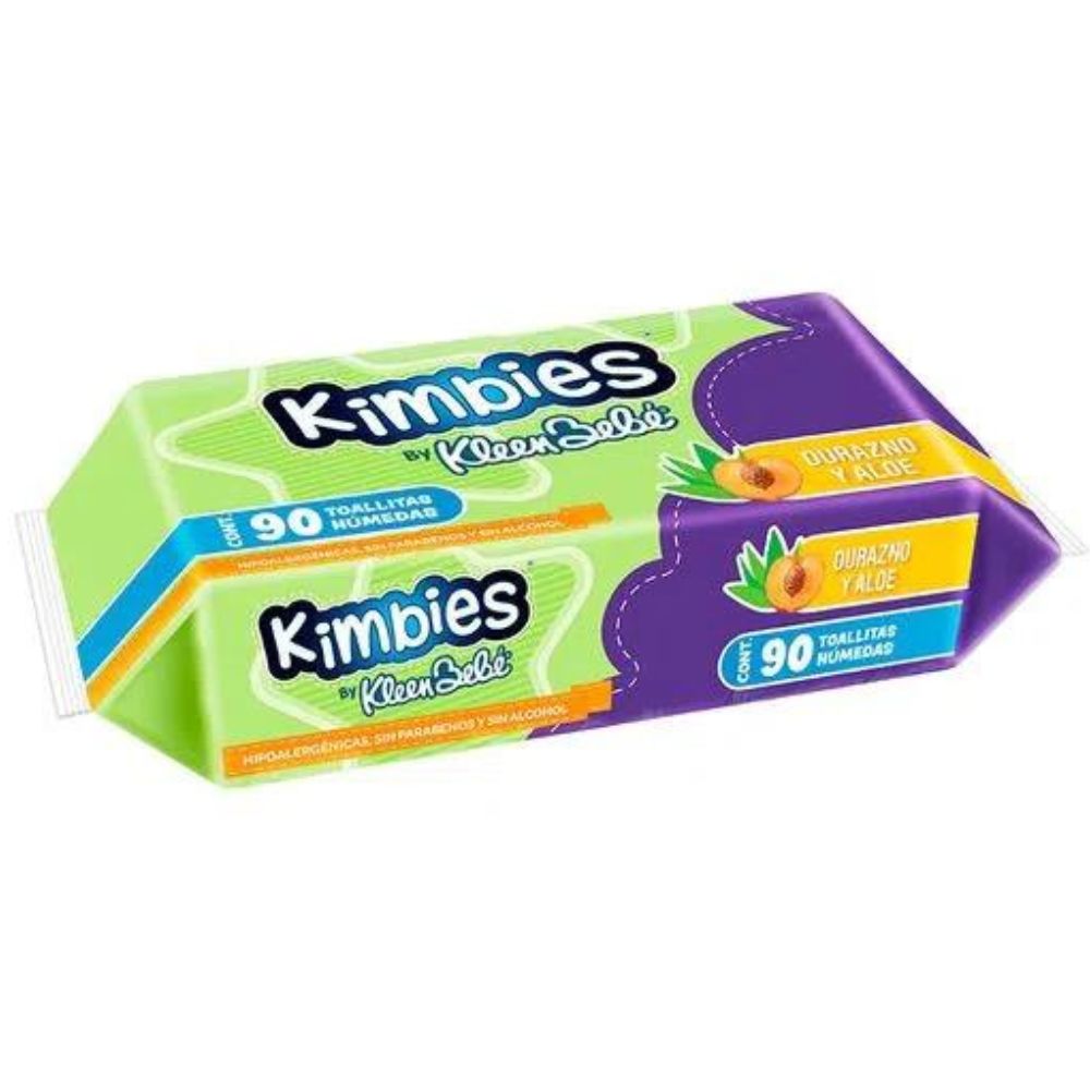 TOALLAS HUMEDAS KIMBIES DZNO ALOE CON 90