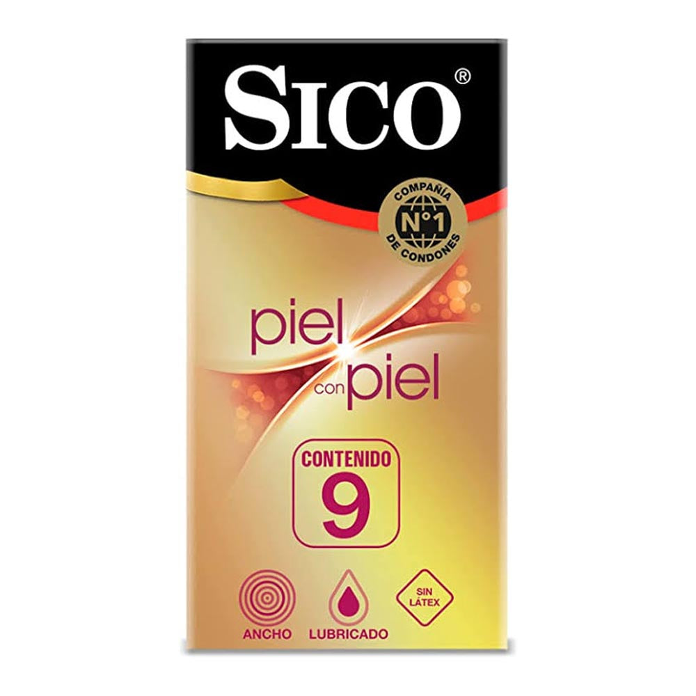 Preserv Sico Piel Con Piel Con 9