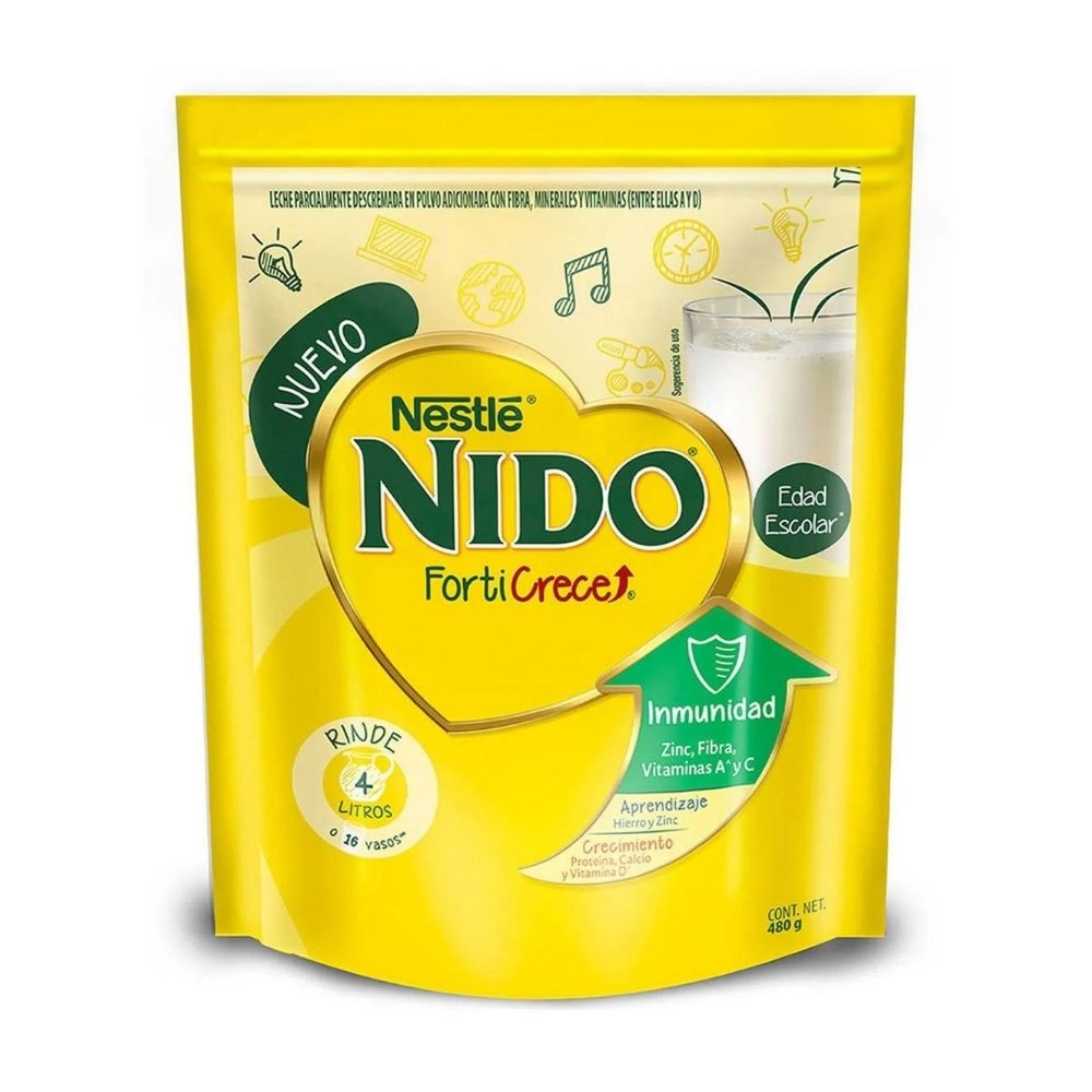 NIDO FORTICRECE SOBRE EDAD ESCOLAR 480 G
