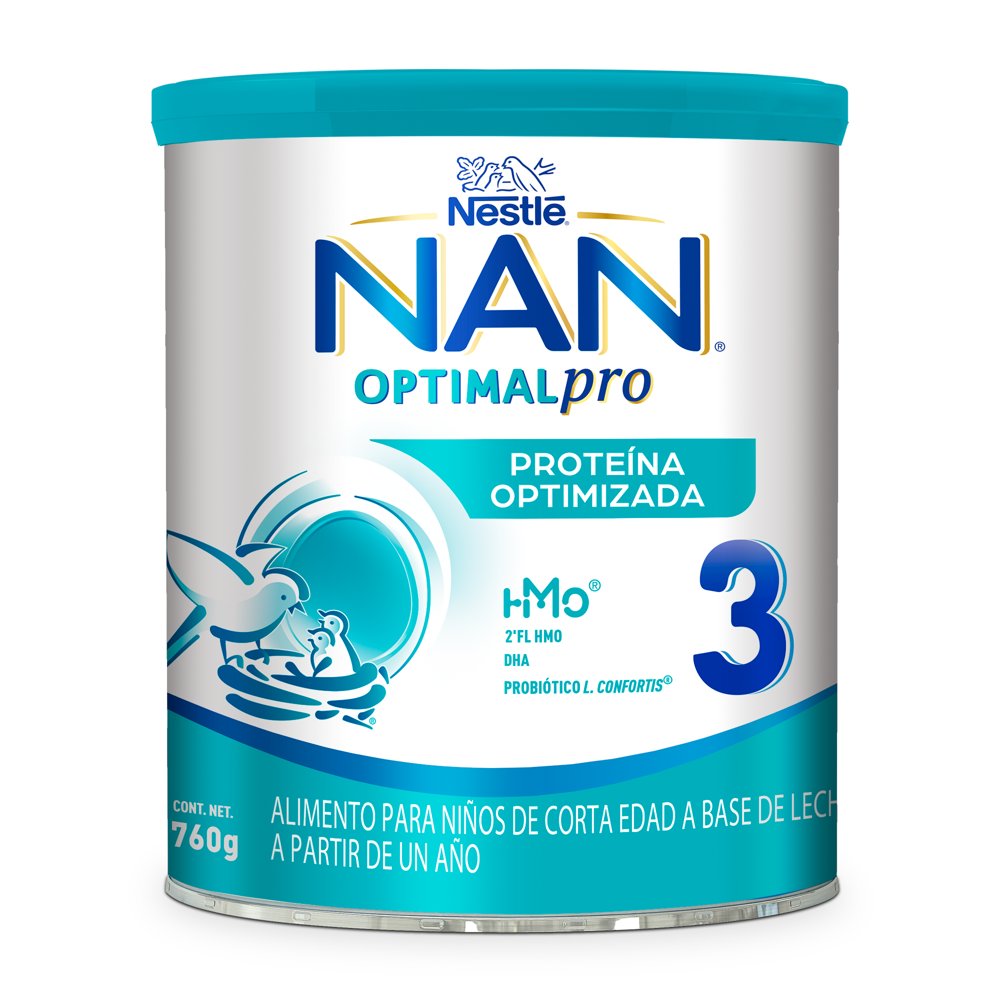 Nan 3 Optimal Pro Proteina Optimizada 760 G 