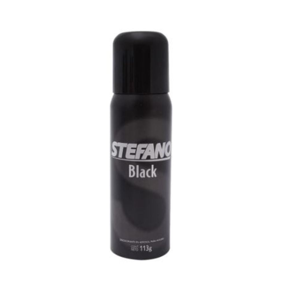 DESODORANTE STEFANO BLACK SPRAY 113 G