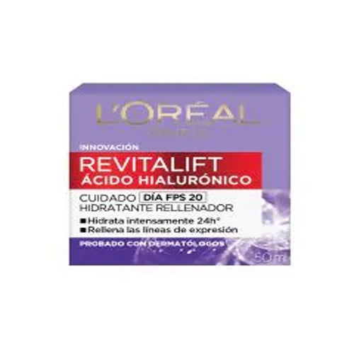 CREMA REVITALIFT/ACIDO HIALURONICO DIA FPS 20 50 ML