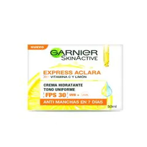 CREMA GARNIER EXPRESS ANTI MANCHAS FPS 30 UVB 50 ML