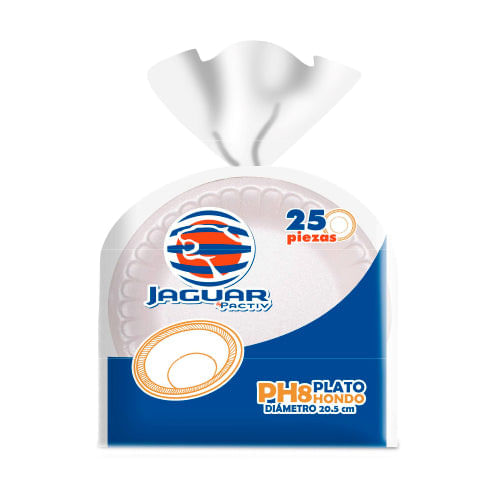 Plato Jaguar Termico Hondo Con 25 Piezas