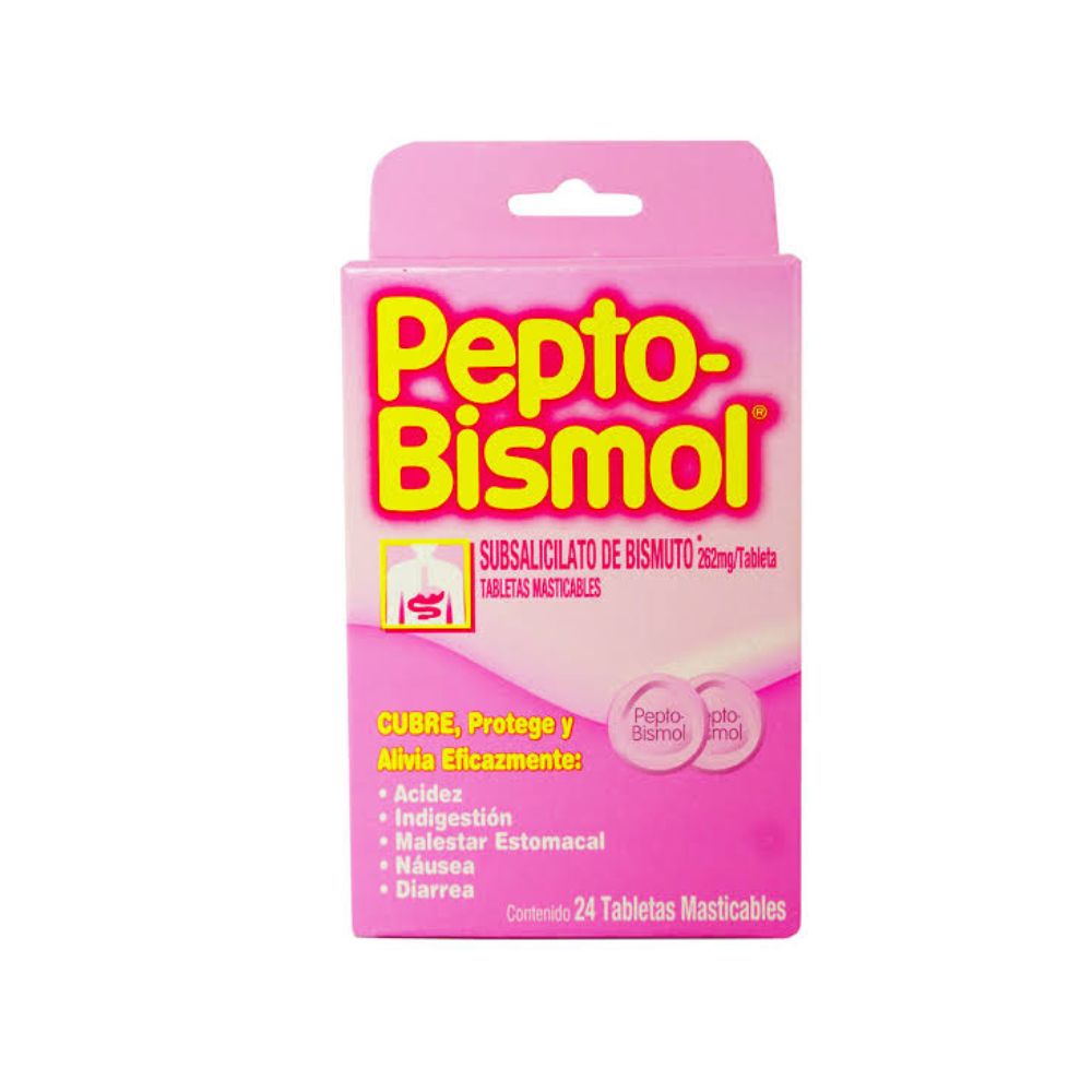 PEPTO-BISMOL COMPRIMIDOS 24