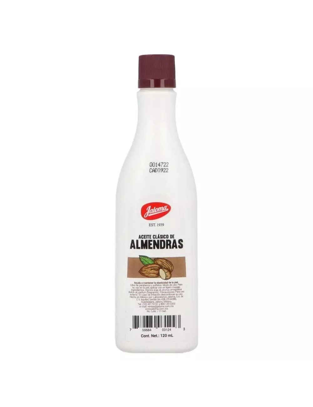 Aceite De Almendras Jaloma Suav 120 Ml