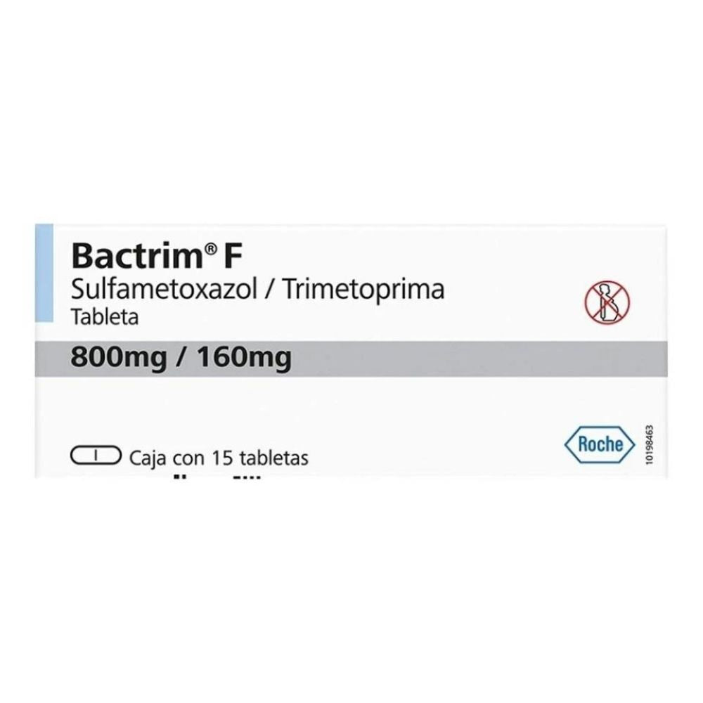 BACTRIM F 800 160 MG TABLETAS 15